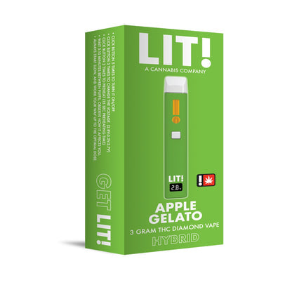 THC VAPE 3 GRAMS HYBRID LIT!