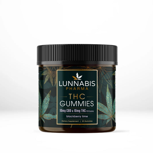 THC GUMMY EDIBLES 10MG 25CT LUNNABIS