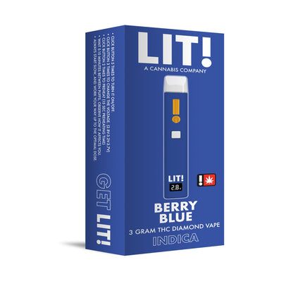 THC VAPE 3 GRAMS INDICA LIT!
