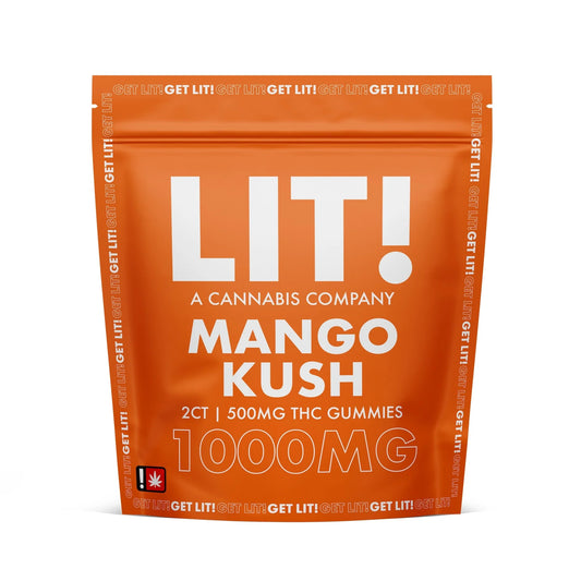 THC EDIBLE GUMMY HYBRID 1000MG LIT
