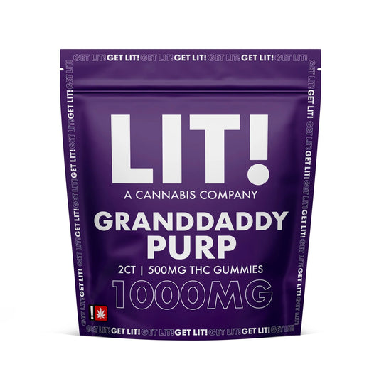 THC EDIBLE GUMMY INDICA 1000MG LIT!